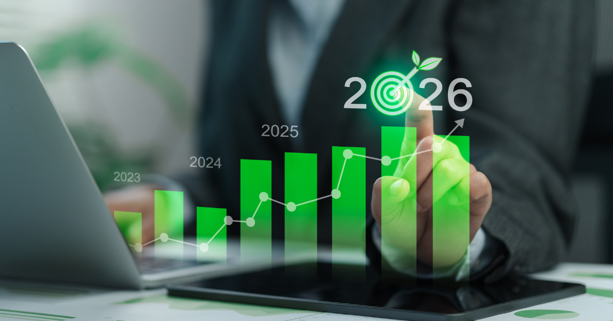 Trade Benckmark Of Esg 2026 With Green Leaves